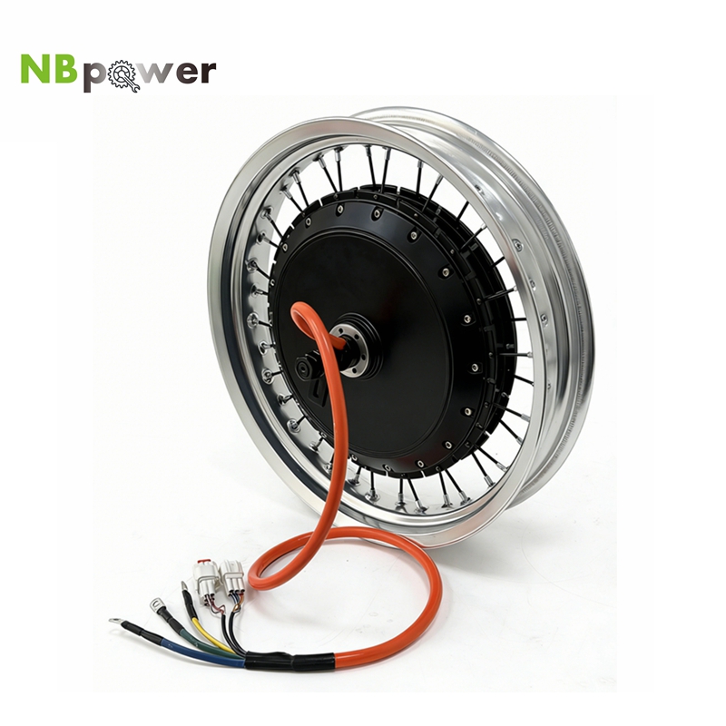 カラフルな17x3.0 NBpower/QS V3 273  - 72V 8000W Brushless Hub Motor のレビューと価格